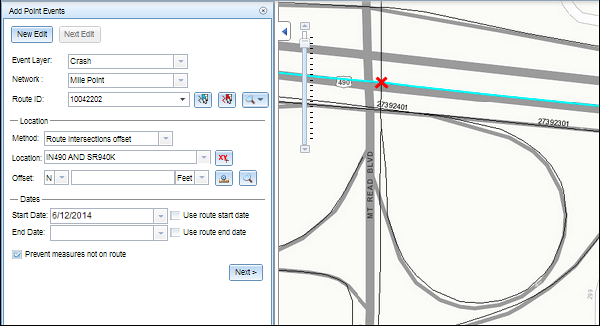 Adding point events by referent offset Adding point events by referent offset